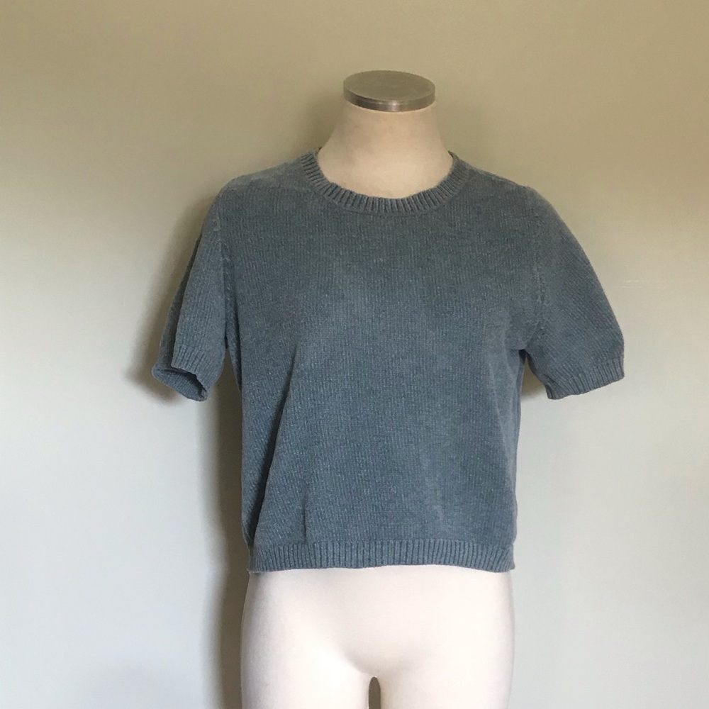 Blue/Green crop sweater - Kendall & Kylie